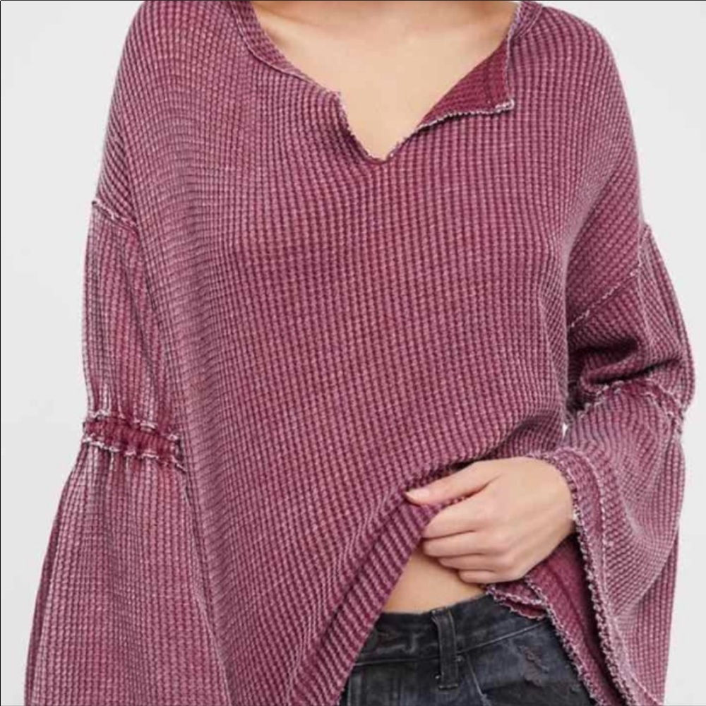 NWT Free People We The Free Dahlia Thermal - Picture 6 of 7
